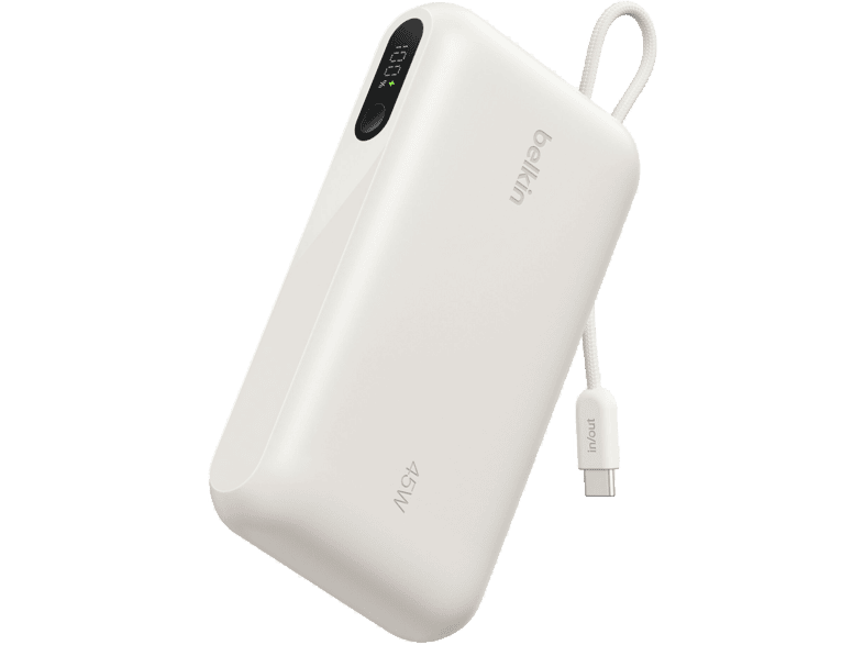 Powerbank - Belkin Boostcharge, 10000 mAh, 45W, USB Tipo-A y Tipo-C, Arena
