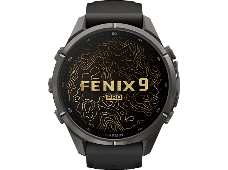 Reloj deportivo - Garmin Fenix 9 Pro LTE, 4.7 cm, GPS, Multideporte, Negro