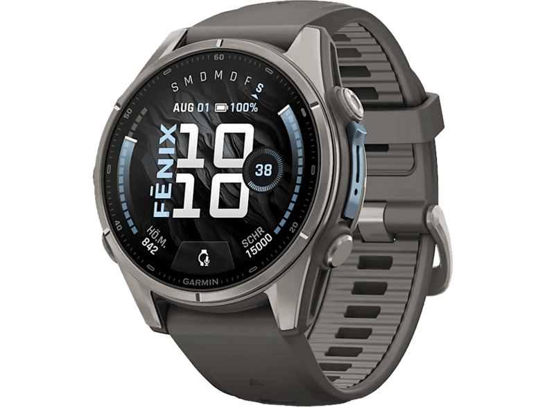 Reloj deportivo - Garmin Fenix 9 Pro LTE, 5.1 cm, GPS, Multideporte, Grafito