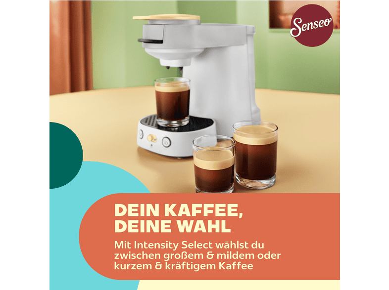 Philips CSA 225/50 Senseo Vibe Kaffeepadmaschine, Grau — Foto 3 von 5