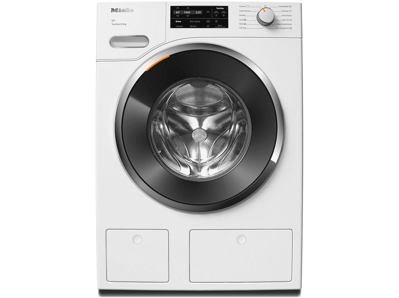 MIELE WWG 660 XL TD Wifi LAVATRICE, Caricamento frontale, 9 kg, 20 programmi, Profondità 64,3 cm, Giri 1400 rpm, Bianco, livello rumorosità centrifuga 68 dB(A), Classe A