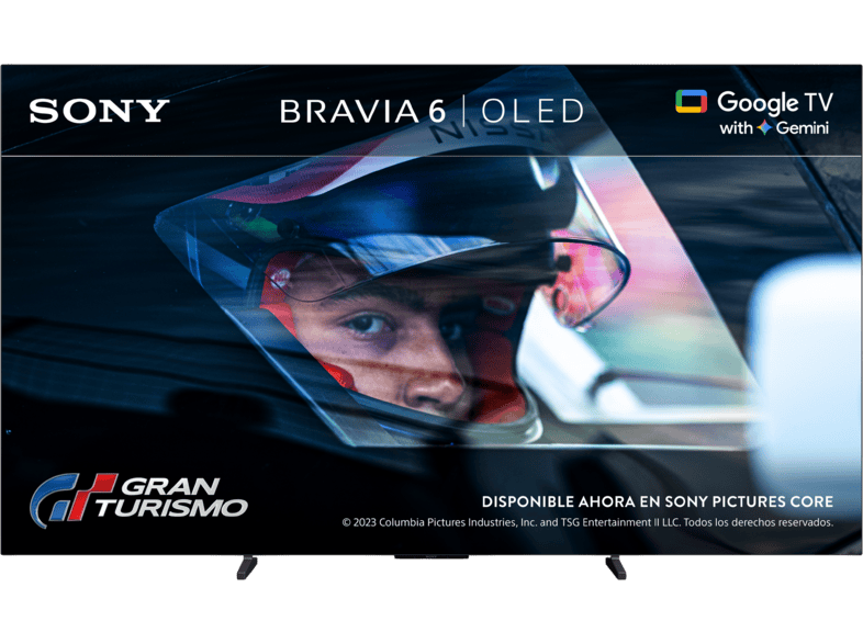 TV OLED 77″ – Sony BRAVIA 6, 4K Smart TV/Google con Gemini, 120Hz/VRR/ALLM, Dolby Vision/Atmos, Google Cast, Apple Airplay, Ultra Delgado, 77A65