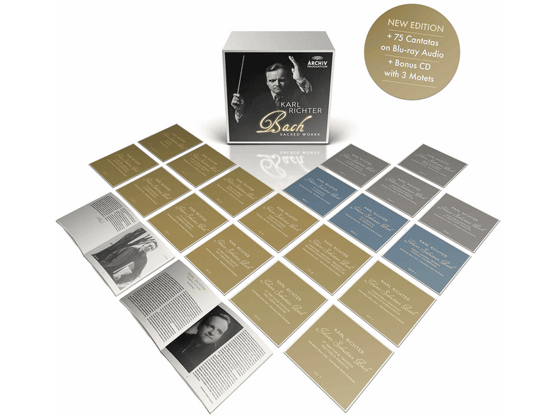 Karl Richter - J.S. Bach: Sacred Works [CD + Blu-Ray Disc]