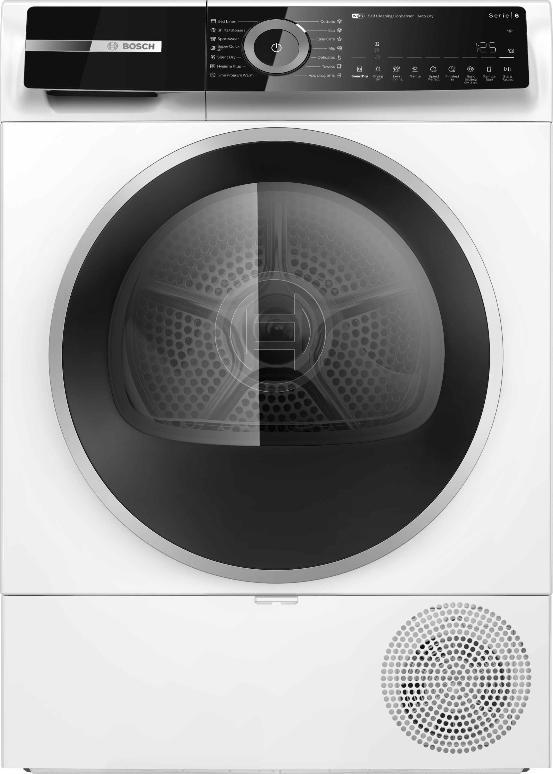 BOSCH WQN246D1BY Hőszivattyús kondenzációs szárítógép, Serie6, Home Connect, 9kg