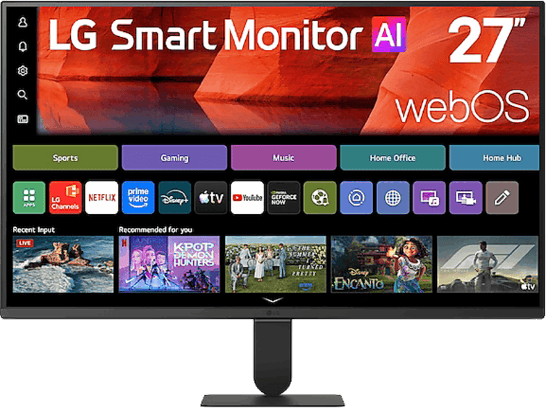 Monitor - LG 27U511SB, 27 " UFHD, 120Hz, 5ms, Altavoces integrados, Negro