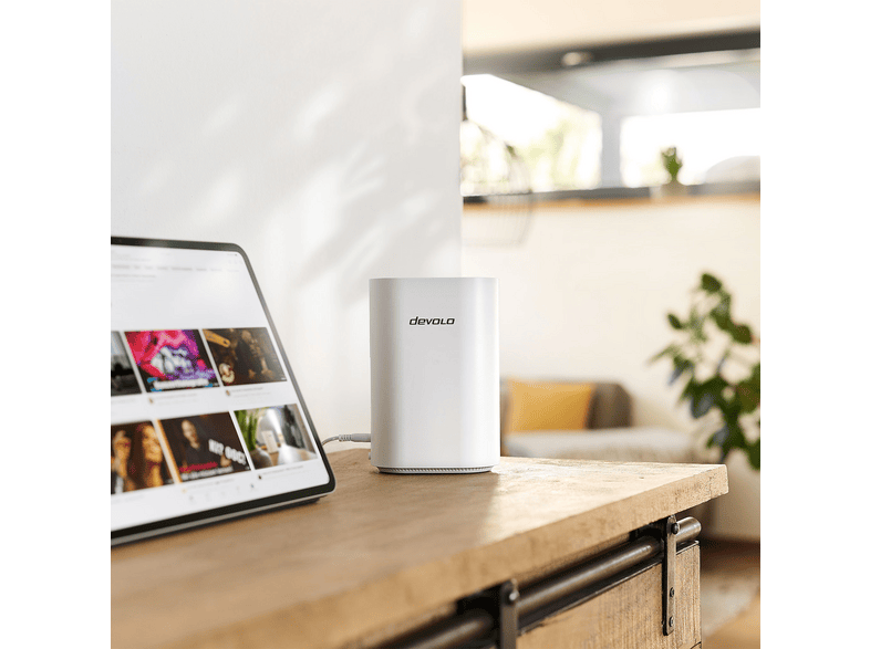 Devolo WiFi 7 Repeater Mesh BE9300 07297 WLAN, LAN 9.3 GBit/s WiFi 7, Triband, Mesh-fähig, App-Unte — Foto 4 von 6