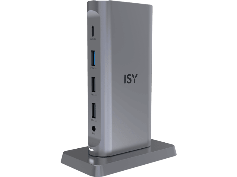 ISY IDO-1200 Multiport Docking Station, Silber; Multiport-Dockingstation