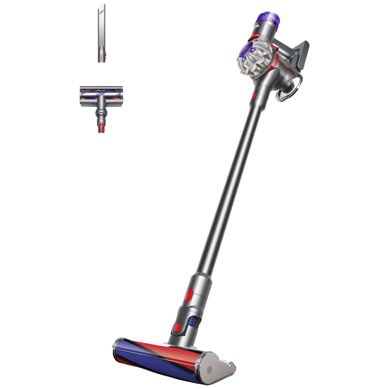 DYSON V8 Absolute - Steelstofzuiger incl. kruimelzuiger - Accuduur 40 min - Zilver