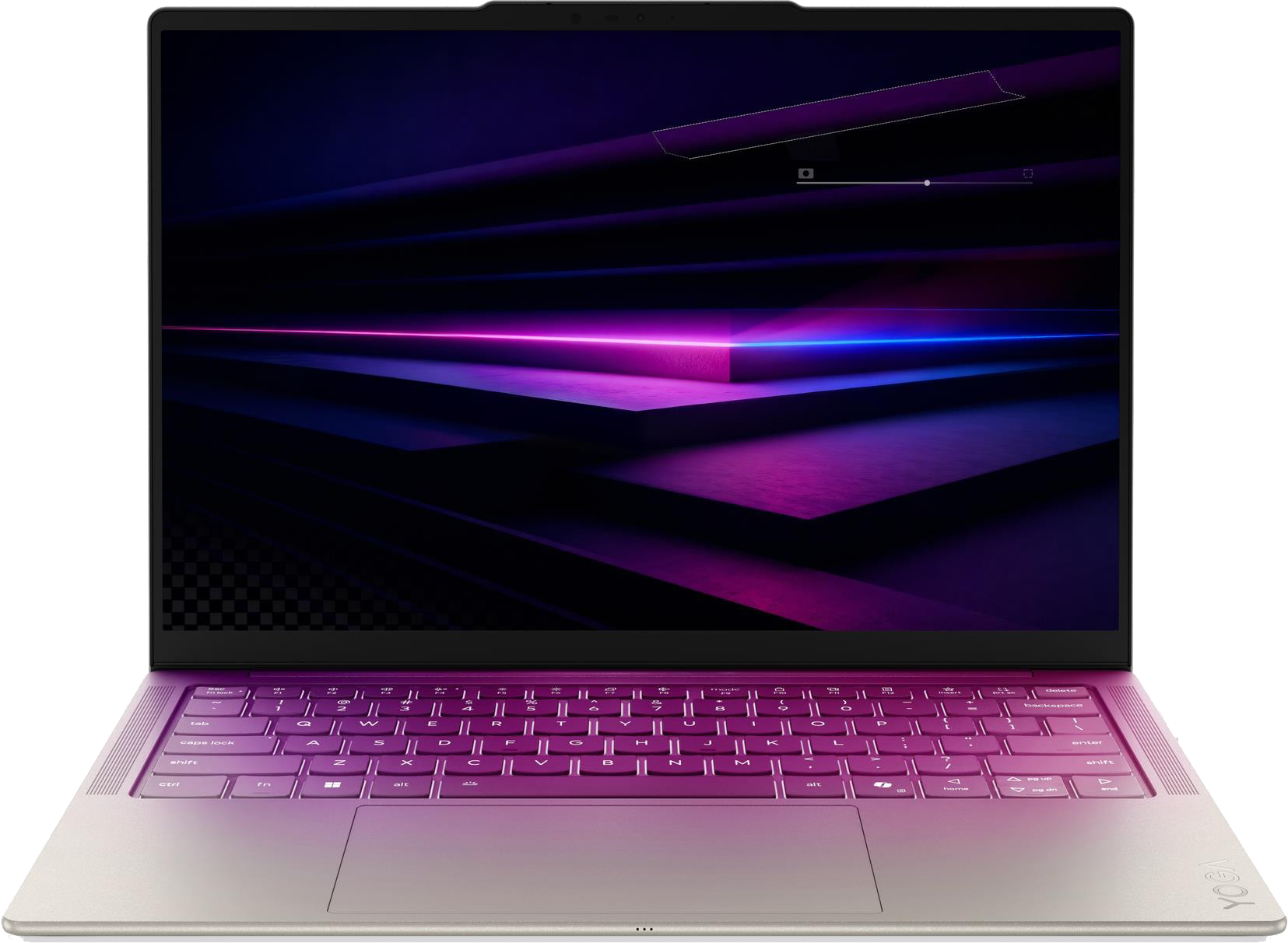 LENOVO Yoga Slim 7i Aura Edition 83QM0034HV Ezüst Laptop (14" WUXGA OLED/Core Ultra 7/32GB/1024 GB SSD/Win11H)