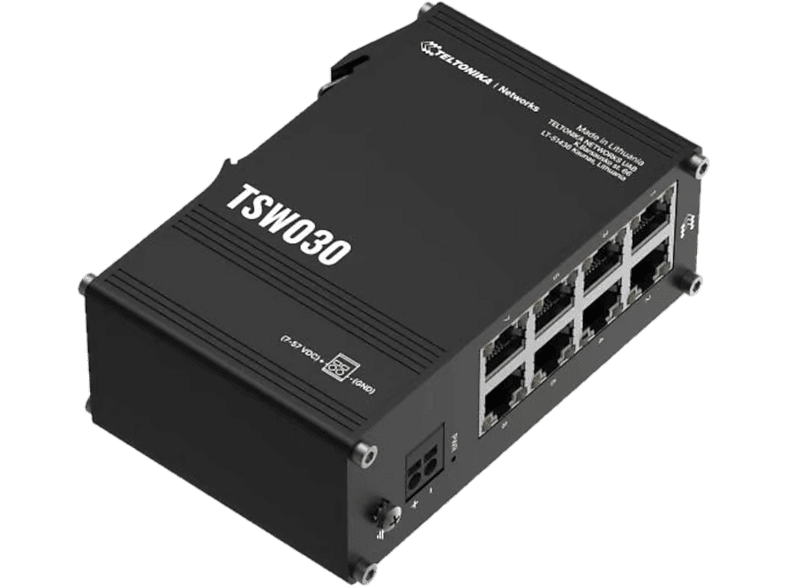 Teltonika Switch TSW030 8x RJ45 100Mb/s, IP30