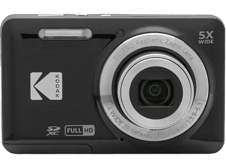Cámara - Kodak FZ55BK, 16 Megapixel, HD, Negro