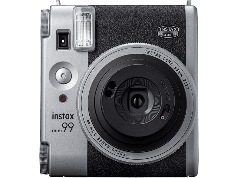 Cámara instantánea - Fujifilm Instax Mini 99, 62 mm x 46 mm, disparadores dobles, Plata