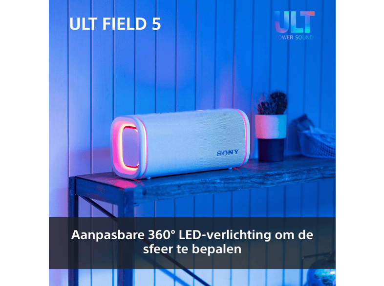 SONY SRSULT50 ULT Field 5 Bluetooth-speaker Wit kopen? | MediaMarkt