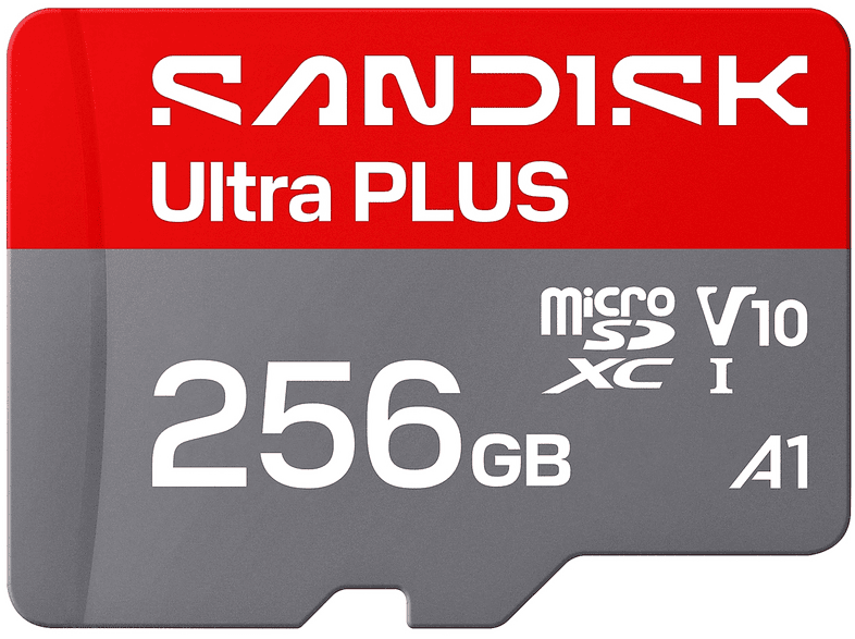 SCHEDA MICROSD SANDISK Ultra Plus A1 V10 256GB
