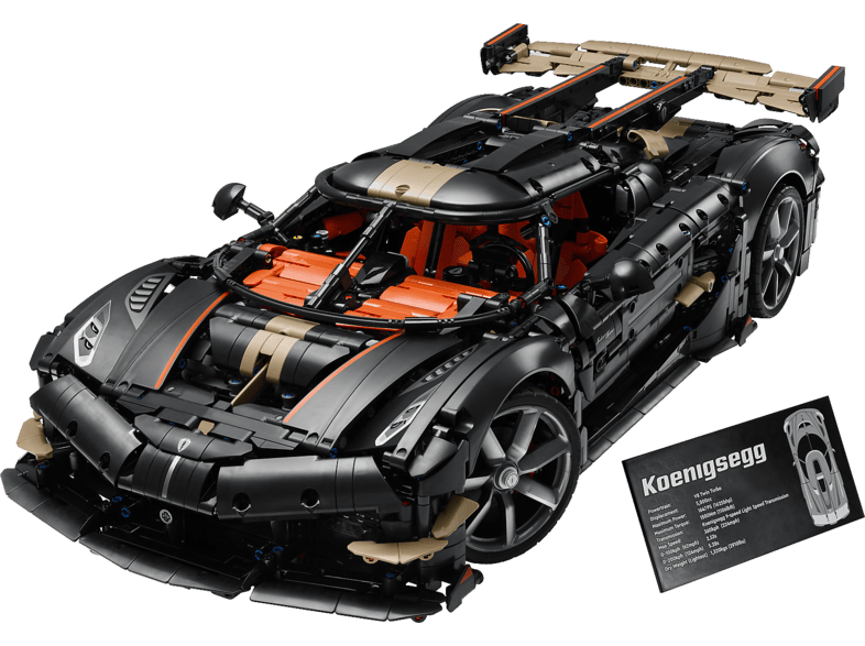 Lego Technic Technic 42232 Koenigsegg Sadair's Spear Megacar Bouwstenen Multicolor