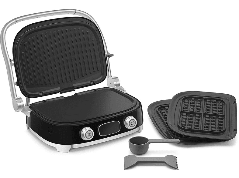 Smeg MGF01BLEU 50’s-Style Multifunktion-Kontaktgrill, Schwarz — Foto 3 von 5