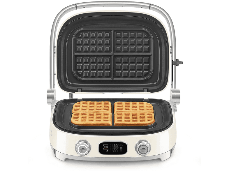 Smeg MGF01CREU 50’s-Style Multifunktion-Kontaktgrill, Creme — Foto 3 von 5