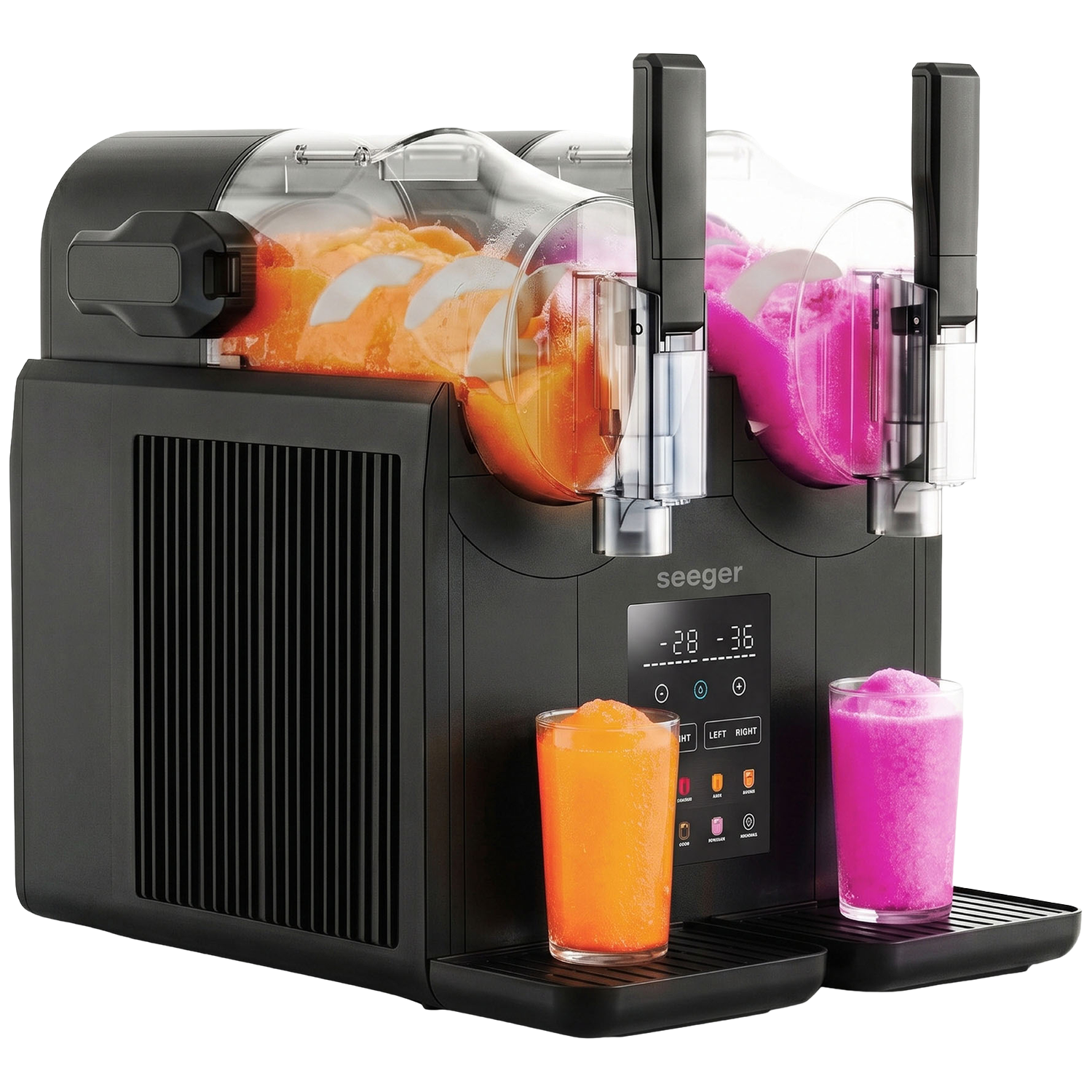 Seeger Superslush Twin Slfrz2bk Slushmachine Zwart