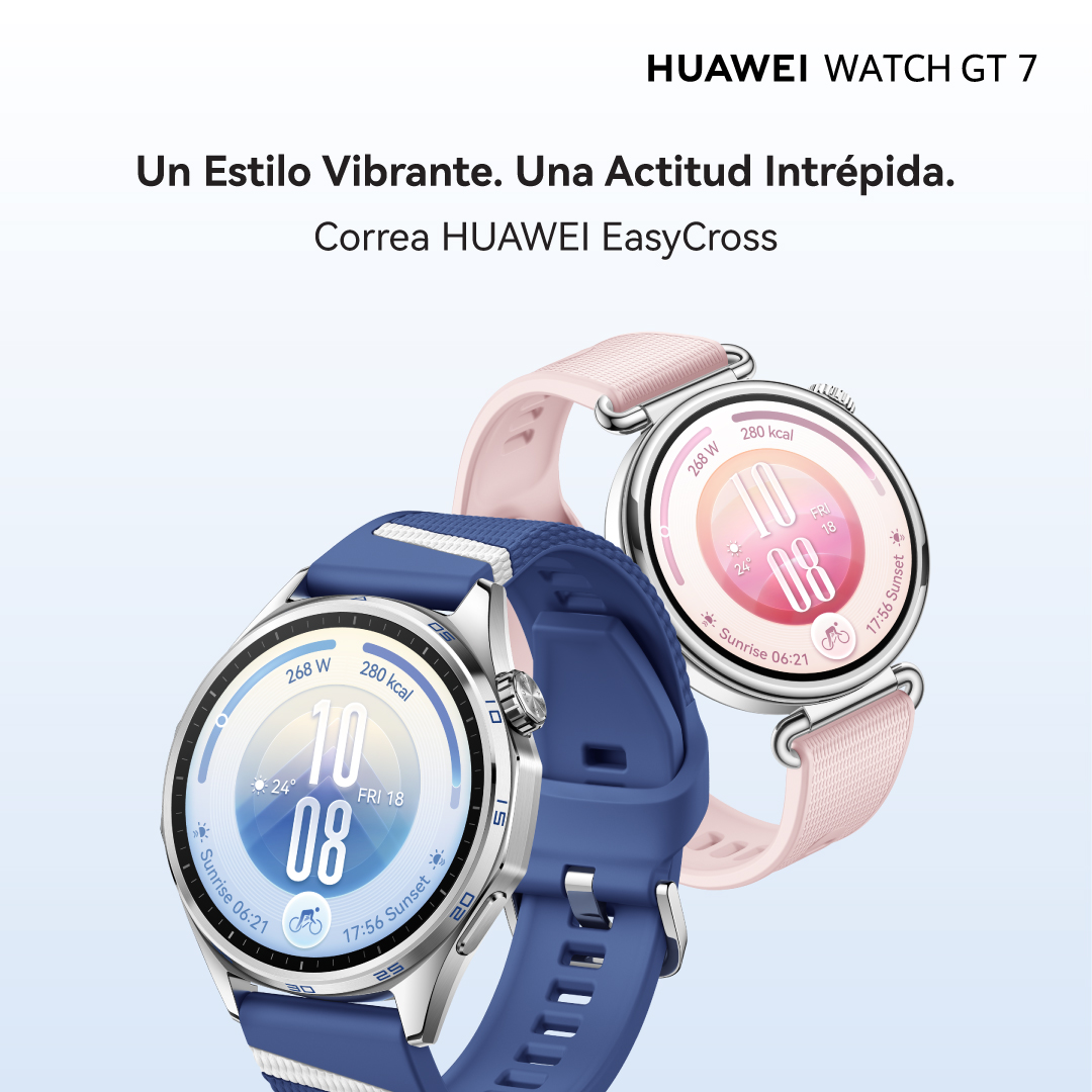 Un estilo vibrante. Una actitud intrépida. Correa HUAWEI EasyCross.