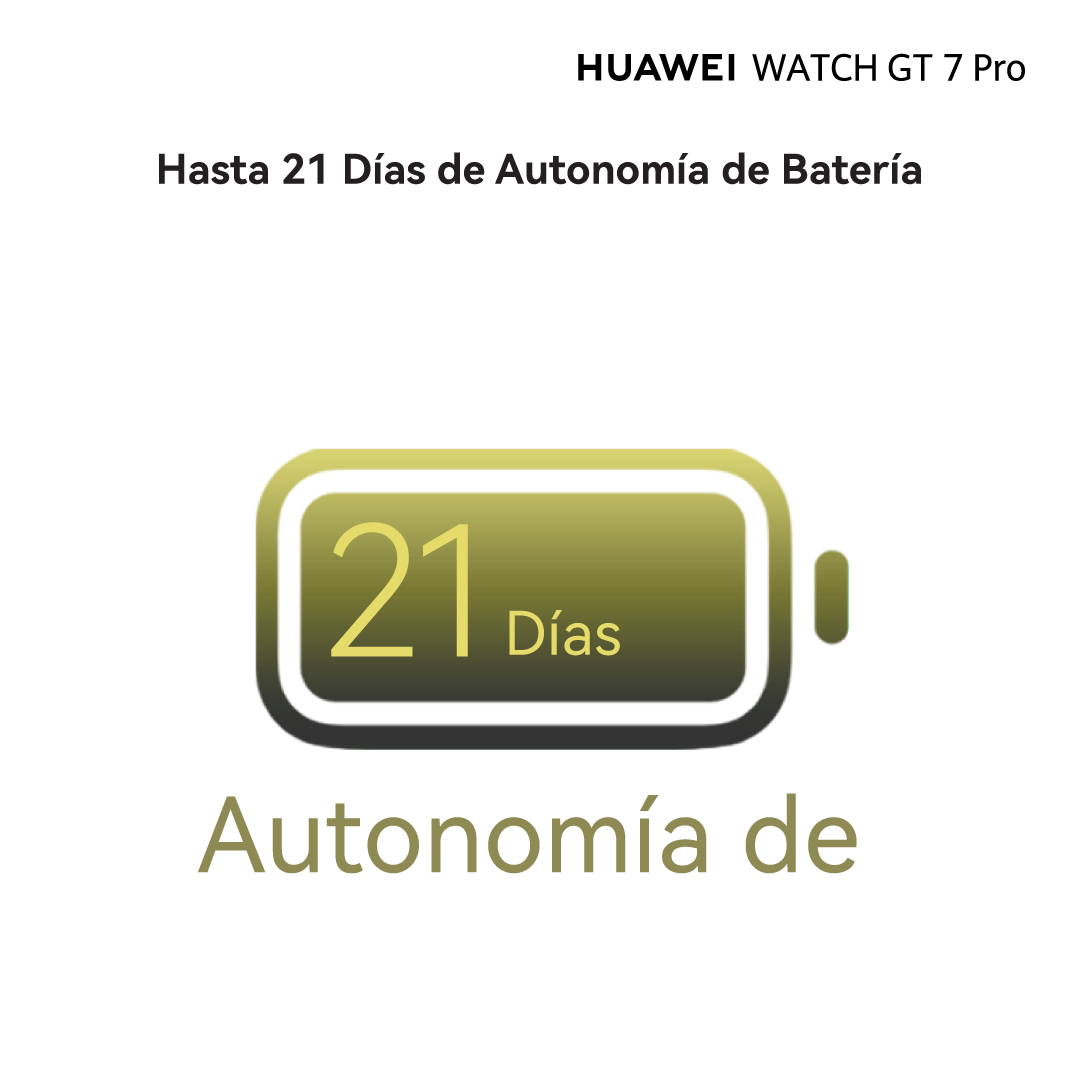 Hasta 21 días de autonomía de batería.