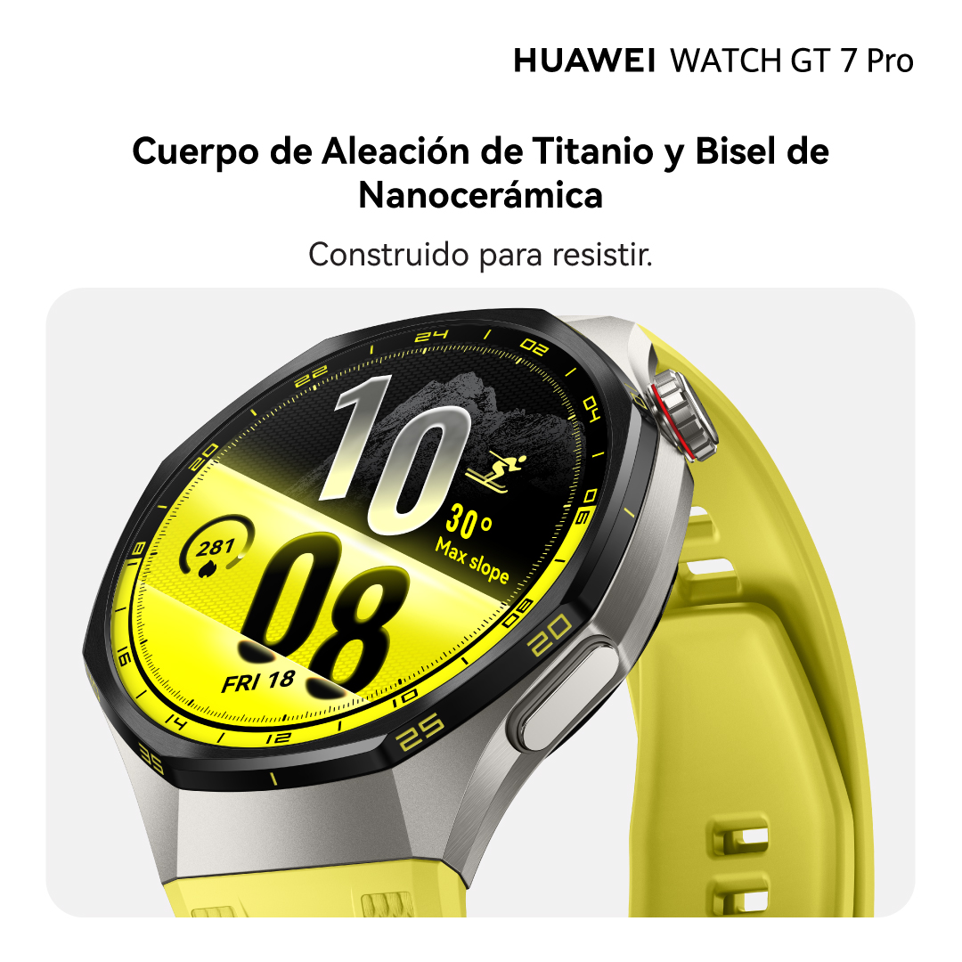 Cuerpo de aleación de titanio y bisel de nanocerámica. Construido para resistir.