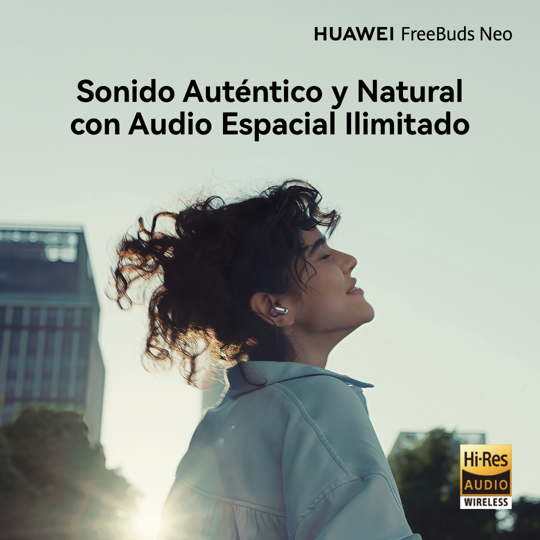 Sonido auténtico y natural con audio espacial ilimitado.