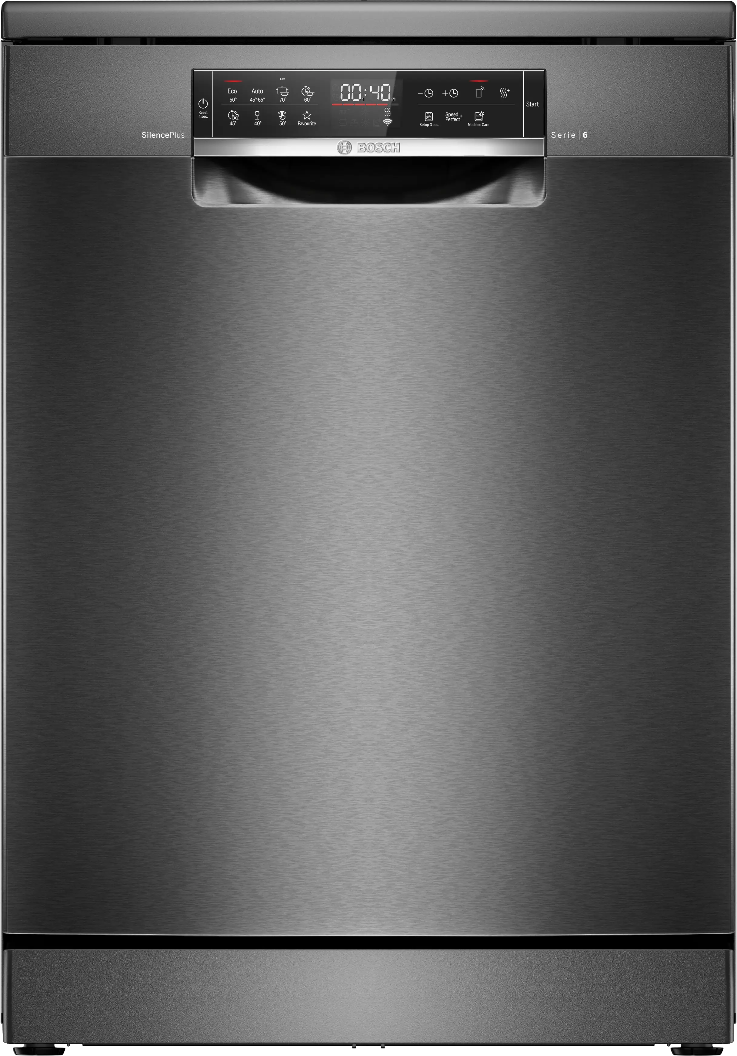 BOSCH SMS6ECC12E Szabadonálló mosogatógép, Serie 6, Home Connect, 14 teríték, 8 program