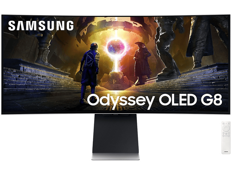 SAMSUNG Odyssey OLED G8 - G85SD Monitor Gaming, 34 ", WQHD, 3440 x 1440 Pixel, tempo di risposta 0,03 ms, refresh rate 175 Hz