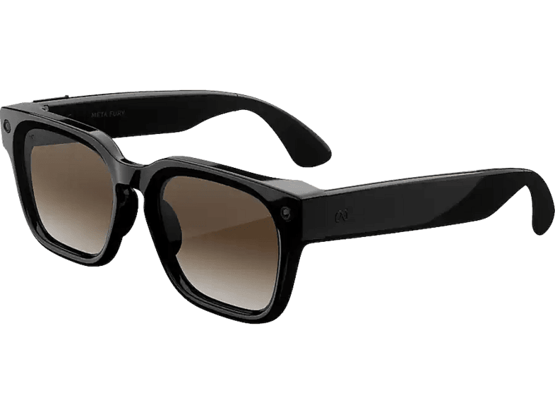 Gafas IA – Meta Fury, Cámara 12 MP, 40 h de autonomía, Negro