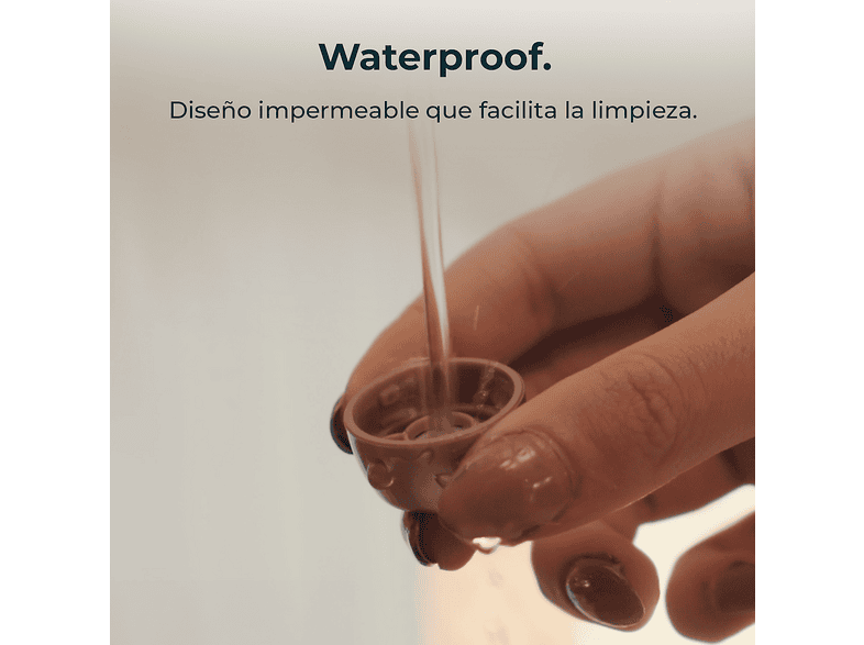 Depiladora - Cecotec FaceCare Smooth Elite, Cuchilla circular de acero inoxidable, IPX5, Tapa protectora, Blanco