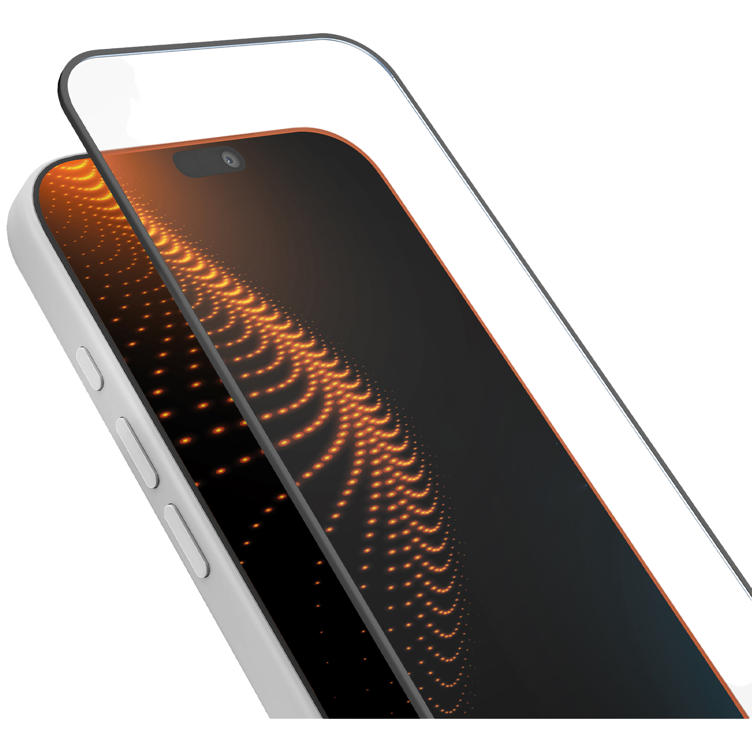 Sbs D3o Full Cover Glas Met Applicator Screenprotector Voor Apple Iphone 18 Pro Max Transparant