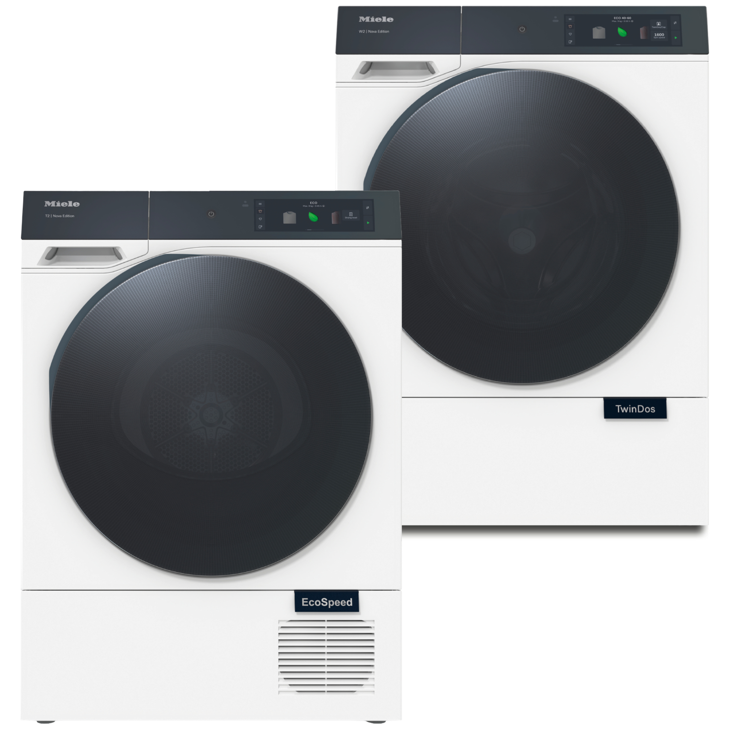 Miele Tq 1000 Wp Nova Wq Wps Wasmachine & Droger Bundel