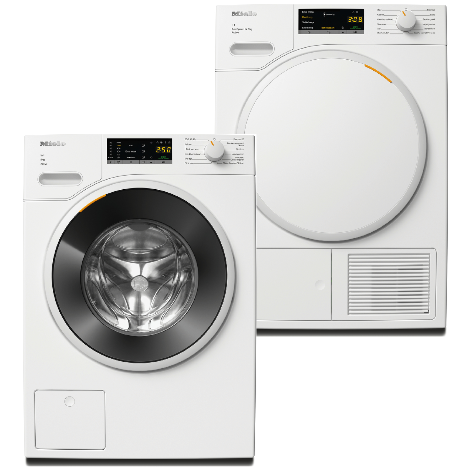 Miele Twa 520 Wp Ecospeed Wwa 120 Wcs Wasmachine & Droger Bundel