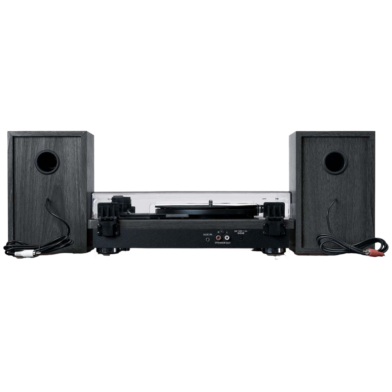 Lenco LS-100BK Tourne-disque avec Haut-parleurs