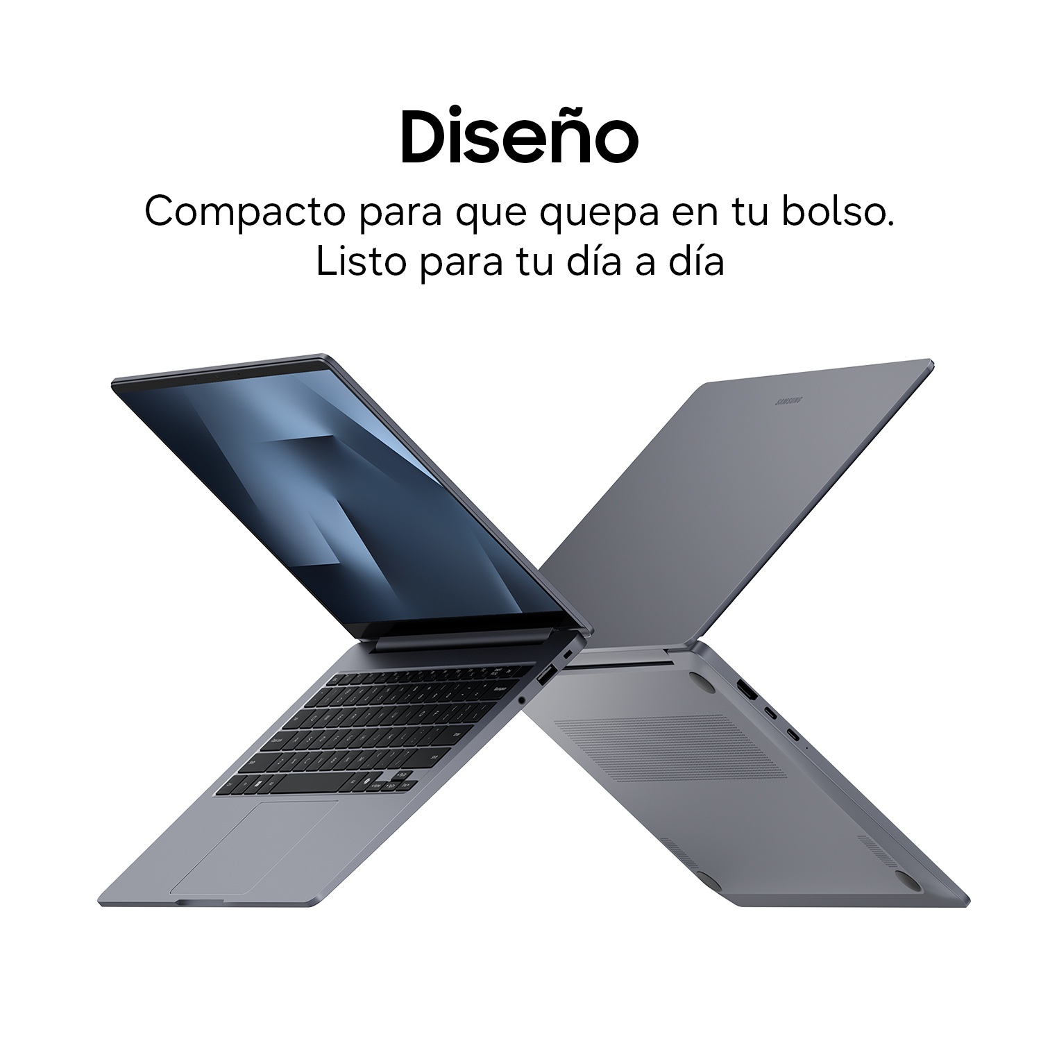 Diseño. Compacto para que quepa en tu bolso. Listo para tu día a día