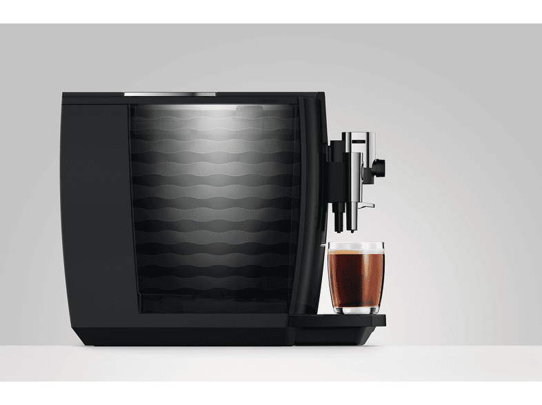 Jura E 10 Kaffeevollautomat (Diamond Black, Mahlwerk P.A.G.2+, 15 bar, Dampfdüse) — Foto 3 von 5