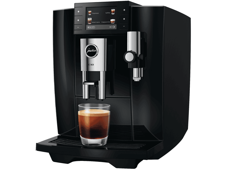 Jura E 10 Kaffeevollautomat (Diamond Black, Mahlwerk P.A.G.2+, 15 bar, Dampfdüse) — Foto 5 von 5