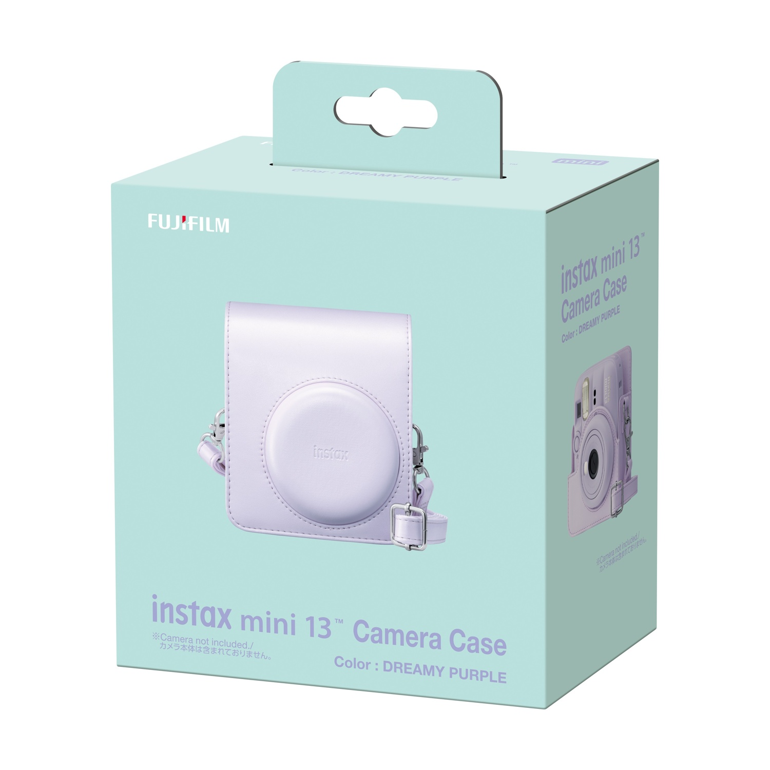 Confezione custodia per fotocamera Fujifilm Instax Mini 13 verde menta.