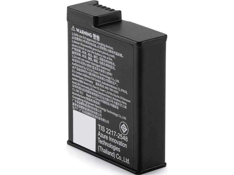 DJI Osmo Extreme Akku Plus (2150 mAh), Schwarz; Ersatzakku — Foto 2 von 2