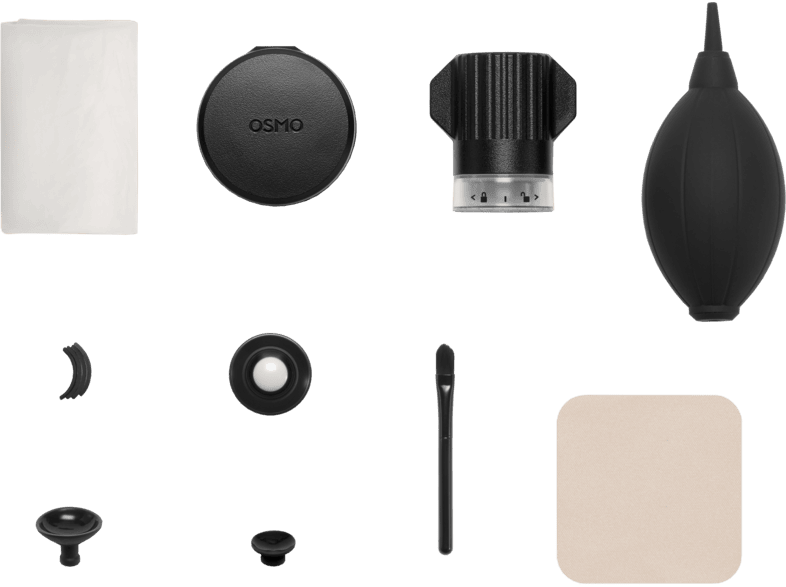 DJI Osmo 360 II Linsen-Austausch-Set (einzeln), Schwarz/Transparent