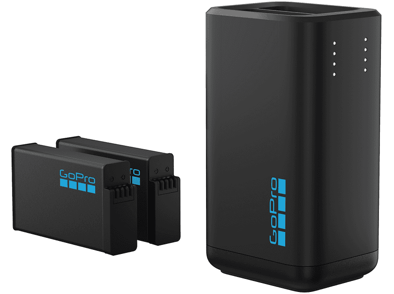 CARICABATTERIE + BATTERIA GOPRO DUAL CHARGER +ENDURO MAX2