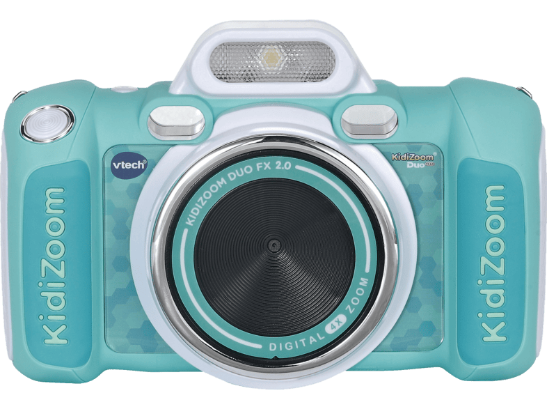 Vtech Kidizoom Duo FX2.0 Türkis: Dual-Kamera für Fotos, Videos & Selfies (ab 4 Jahren); Kinderkamera