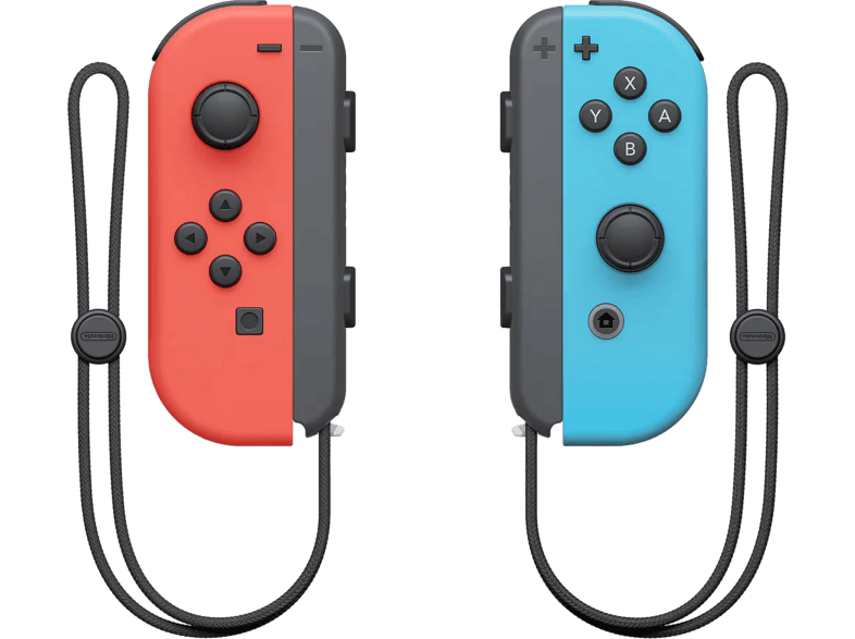 NINTENDO Switch Joy-Con 2026 Controller 2-er-Set Neon-Rot/Neon-Blau für Nintendo Switch, OLED, Lite