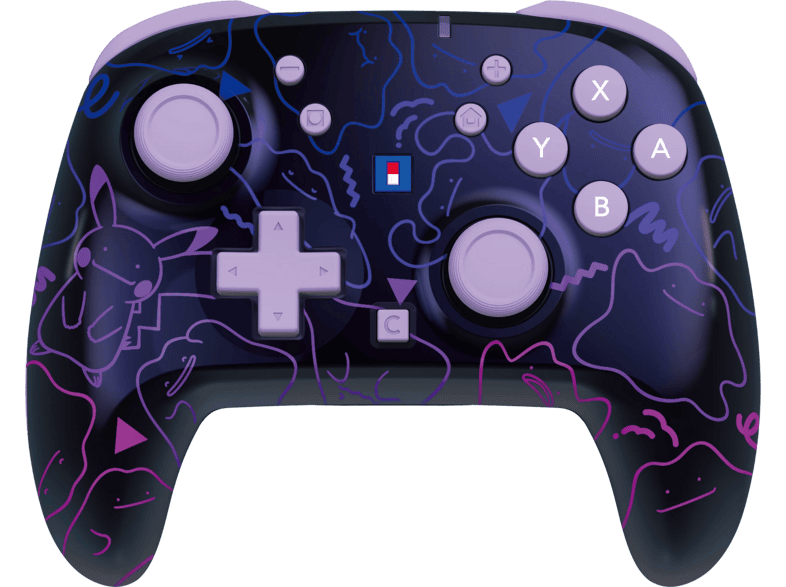 HORI HORIPAD Turbo (Pokémon Ditto) Wireless Controller Violett für Nintendo Switch 2, Switch, OLED, Lite
