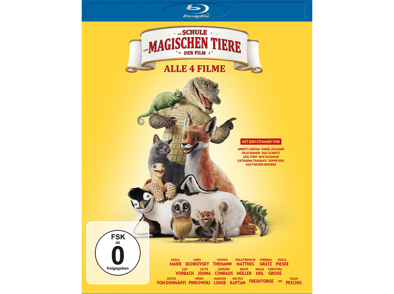 Die Schule der magischen Tiere 1-4 [Blu-ray]