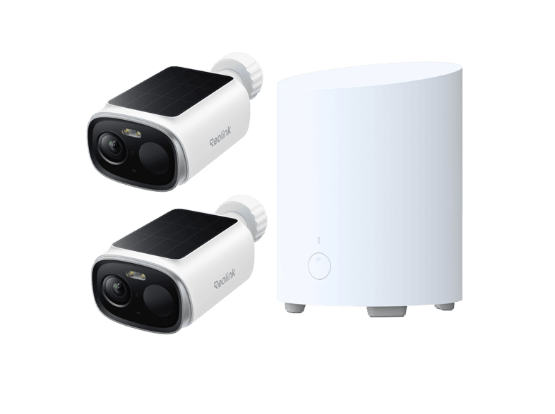 Reolink Hub1 Lite + 2x Argus Series B340S; Überwachungskamerasystem