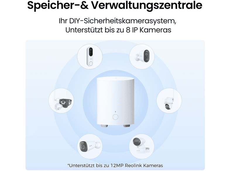 Reolink Hub1 Lite + 2x Argus Series B340S; Überwachungskamerasystem — Foto 3 von 5