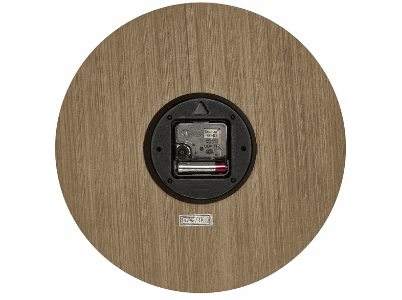 TFA Analoge Wanduhr aus Holz, Dunkel; Quarzuhr — Foto 2 von 4