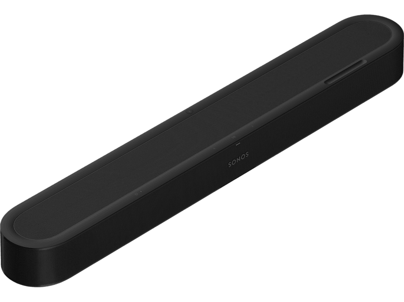 SONOS Beam Ultra Soundbar (5 Hochtöner: nach vorne gerichtete Mittelhochtöner, 2 seitlich ausgerichtete, horngeladene oben Hochtöner in einem Richtungshorn, 4 flache Tieftöner) , Schwarz