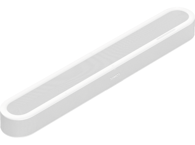 SONOS Beam Ultra Soundbar (5 Hochtöner: nach vorne gerichtete Mittelhochtöner, 2 seitlich ausgerichtete, horngeladene oben Hochtöner in einem Richtungshorn, 4 flache Tieftöner) , Weiss